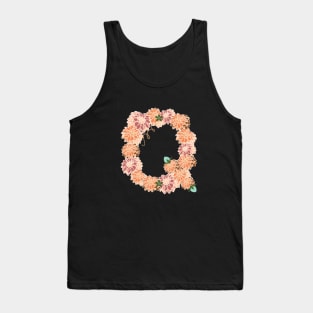 Letter Q Floral Tank Top